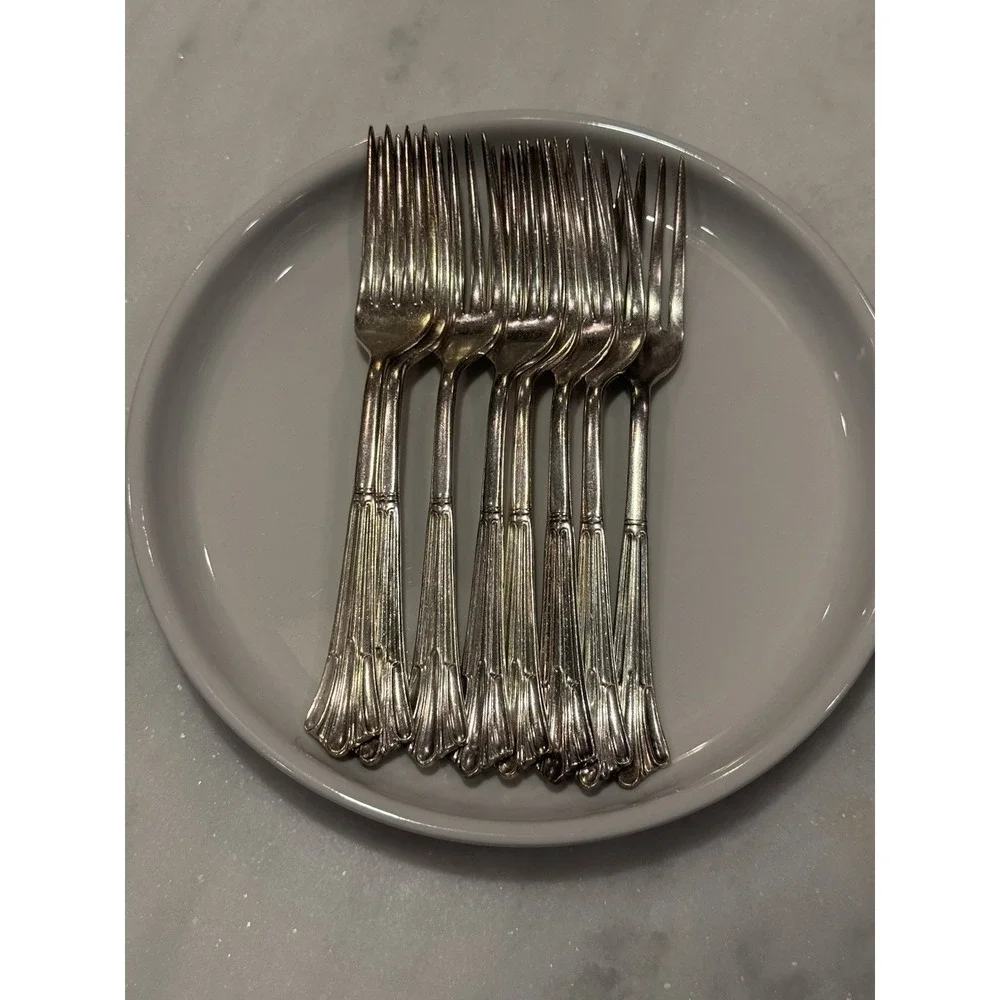 Antique Santa Fe‎ Railroad Dining Car Dinner Fork Place Setting Utensil Vintage